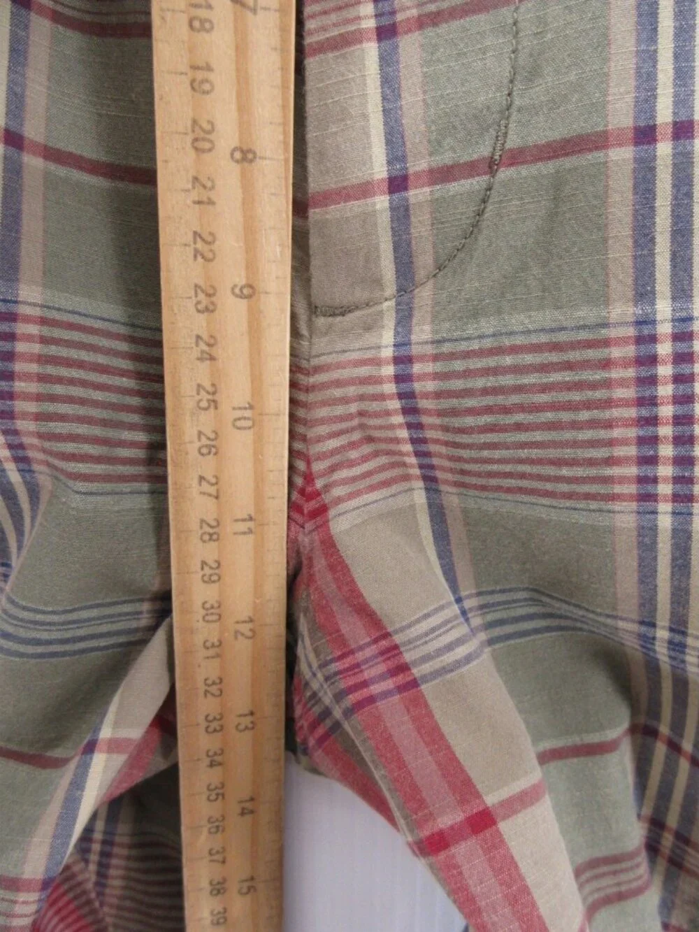 Banana Republic Shorts 44 Madras Plaid Chino Heritage Y2K Colorful NEW
